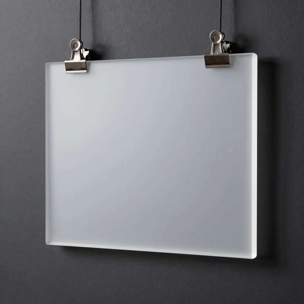 Frosted Acrylic Architectural Wayfinder